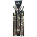 Silver Sequin Suspenders by HalloweenStore.com