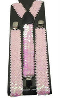 Pink Sequin Suspenders by HalloweenStore.com