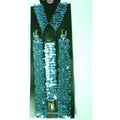 Blue Turquoise Sequin Suspenders by HalloweenStore.com
