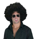 Economy High Afro Wig with Purple Pick by HalloweenStore.com
