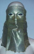 Shiny Gold Curtain Domino Eye Mask by HalloweenStore.com