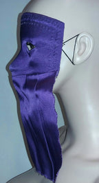 Purple Curtain Domino Eye Mask by HalloweenStore.com