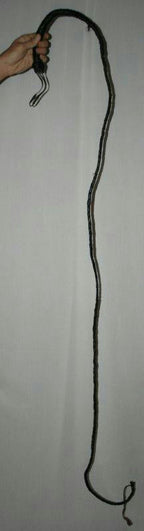 6 Foot Bull Whip Real Leather Accessory Prop Dominatrix by HalloweenStore.com