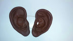 8" Super Jumbo Really Big African Brown Black Soft Vinyl Ears Costume Accessory by HalloweenStore.com
