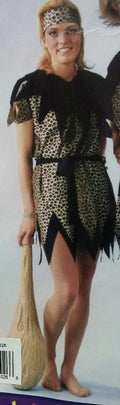 Funny Fashion Cave Woman Lady Adult Costume Size Large by HalloweenStore.com