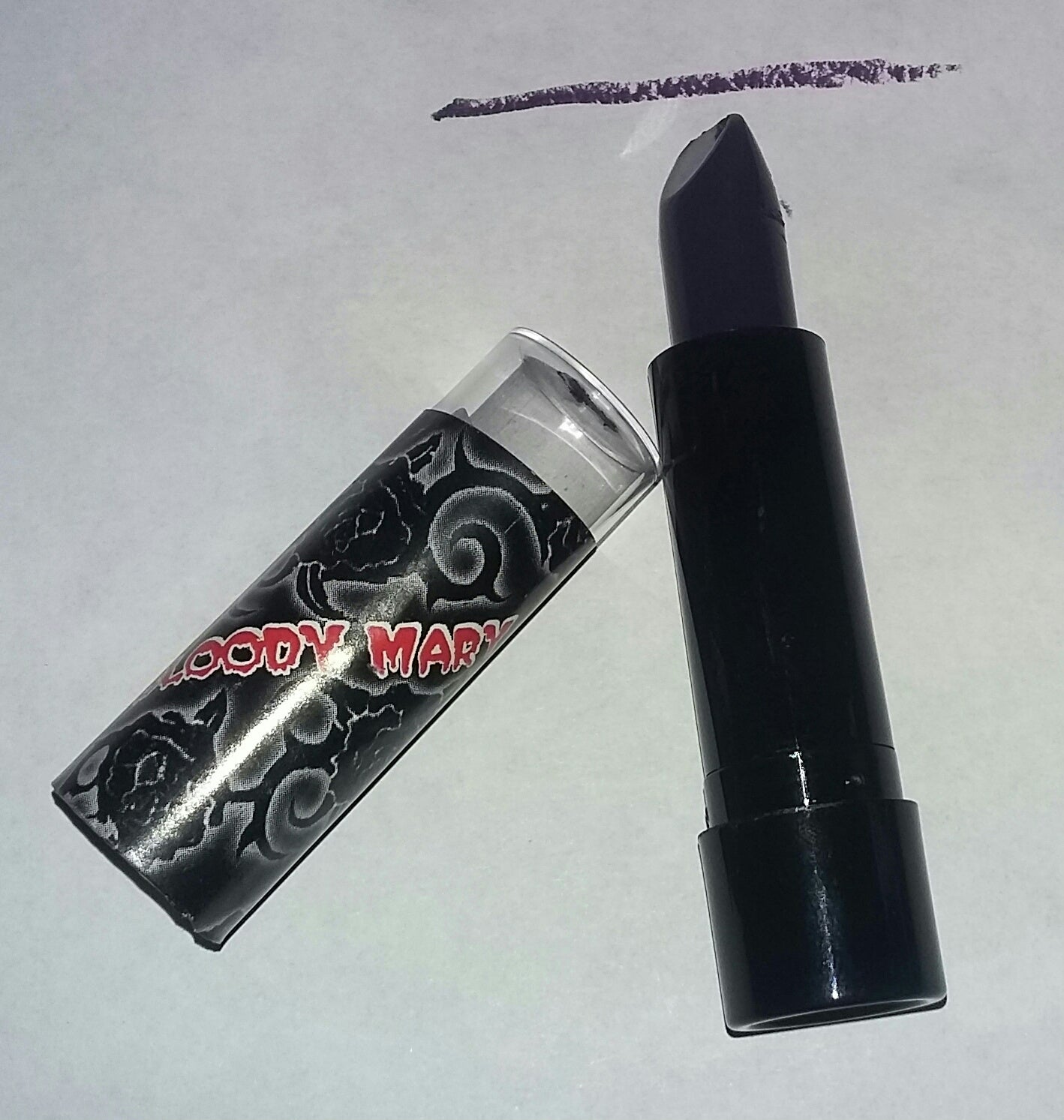 Bloody Mary's Blood Berry Dark Purple Lipstick by HalloweenStore.com
