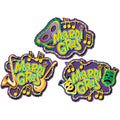 Mardi Gras Colorful Festive Cutouts Party Decorations by HalloweenStore.com