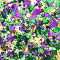 Festive Gold Green Purple Foil Mardi Gras Confetti by HalloweenStore.com