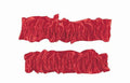 1920's Red Satin Old Fashioned Garter Flapper Arm Bands by HalloweenStore.com