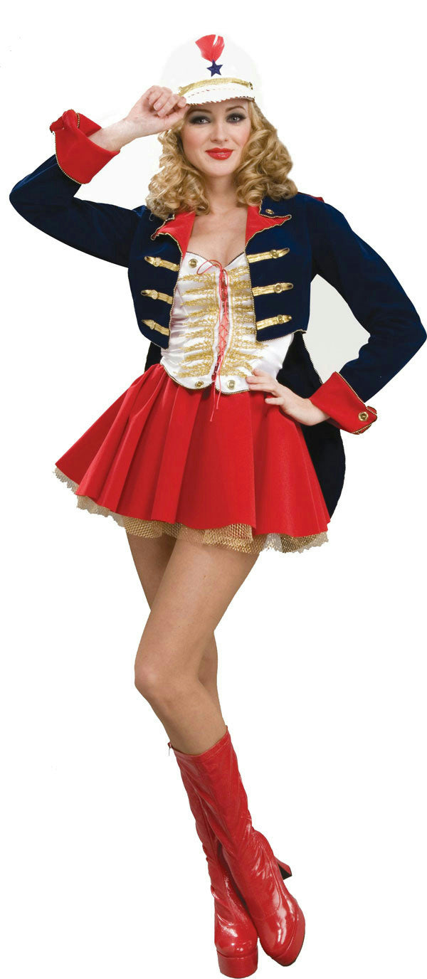 Women's Designer Collection Deluxe Flirty Toy Soldier Adult Costume XL 18-20 by HalloweenStore.com