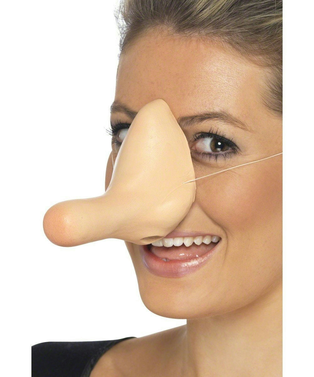 Longer Comedy Funny Fake Latex Pinocchio Nose Costume Accessory by HalloweenStore.com