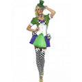 Smiffy's Women's Mad Hatter Fever Miss Hatter Costume Size Small 6-8 by HalloweenStore.com