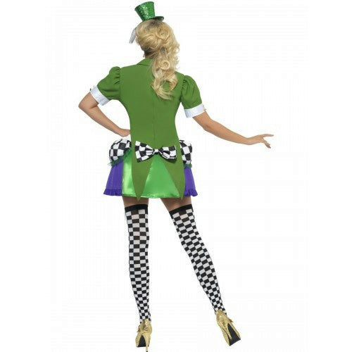 Smiffy's Women's Mad Hatter Fever Miss Hatter Costume Size Small 6-8 by HalloweenStore.com
