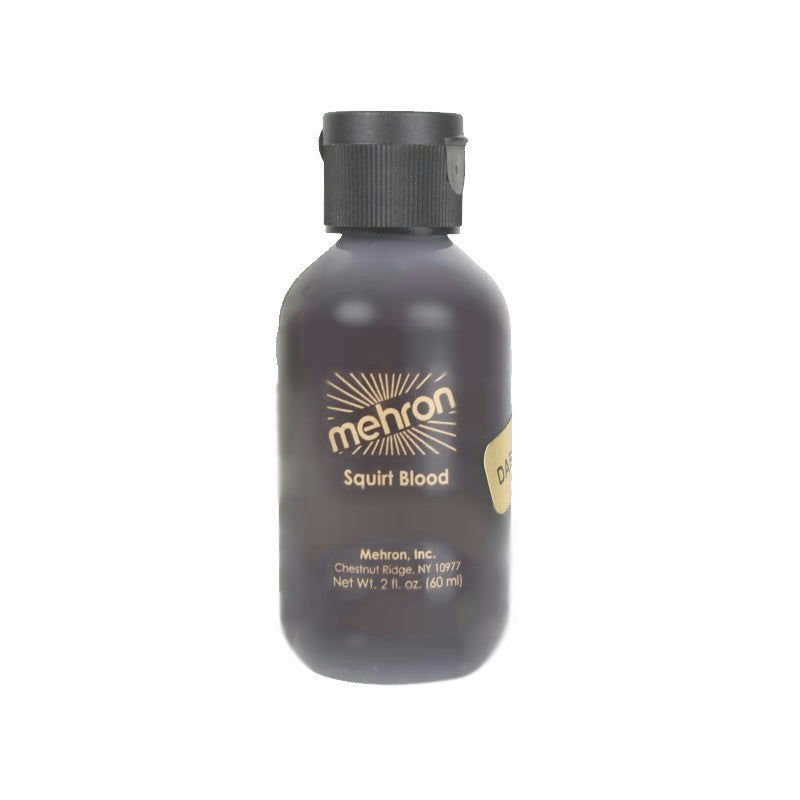 Mehron 2 fl Oz Dark Venous Squirt Blood Theatrical Blood for Halloween by HalloweenStore.com