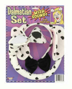 Dalmatian Dog Headband and Nose Ears Bow Tie Set with Sound by HalloweenStore.com