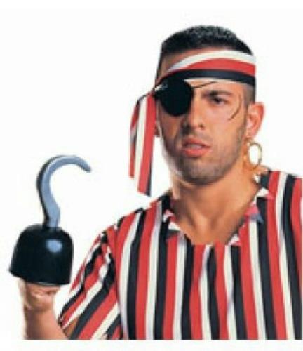Plastic Pirate Hook Hand Costume Accessory by HalloweenStore.com