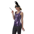 20's Black Flapper Headband & Beads Set Costume Accessory Kit by HalloweenStore.com