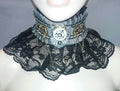 Elegant Steampunk Lace Neck Victorian Corset Choker Necklace Costume Jewelry by HalloweenStore.com