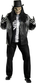 Cryptic Rocker Plus Size Adult Costume Skull Slash XXL 50-52 by HalloweenStore.com