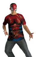 Disguise Men's Spiderman Shirt and Mask Alternative Costume Kit XL 42-46 by HalloweenStore.com