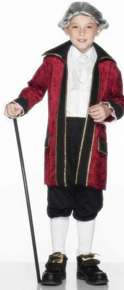 Smiffy's Children's Ben Franklin Child Costume Size Small Ages 3-5 by HalloweenStore.com