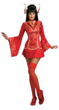 Secret Wishes Red Ginger Asian Oriental Geisha Sexy Adult Costume Size XS 0-2 by HalloweenStore.com