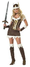 California Costume Sexy Viking Vixen Adult Costume Warrior Size Small 6-8 by HalloweenStore.com