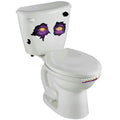 Creepy Toilet Tank Cling Crapper Creature Peel 'N Place Decal Set by HalloweenStore.com