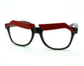 Black Frame Funny Red Eyebrows Eyeglasses Clear Lens Novelty Cartoon by HalloweenStore.com