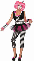 Forum Novelties Women's Sexy Harlequin Tricksy the Clown Adult Size M-L (8-12) by HalloweenStore.com