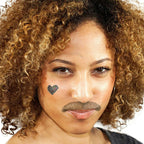 StacheTATS The Signature The Disco Mustache Temporary Facial Tattoos Assortment by HalloweenStore.com