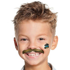 StacheTATS The Signature The Disco Mustache Temporary Facial Tattoos Assortment by HalloweenStore.com