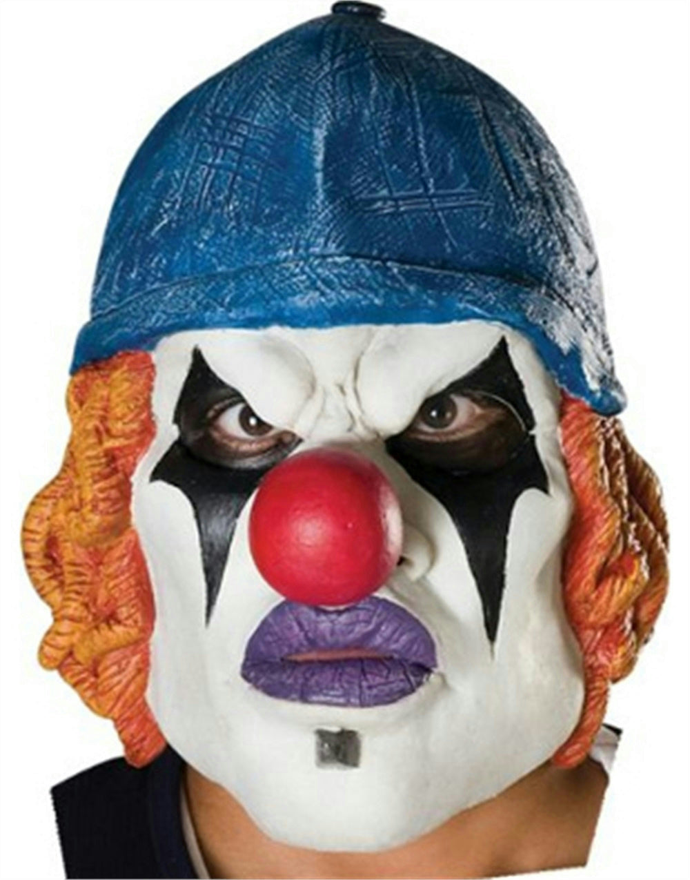 Neighborhood Klownz Twisted Red Latex 3/4 Evil Clown Mask by HalloweenStore.com