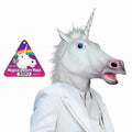 Magical Unicorn Latex Adult Mask by HalloweenStore.com