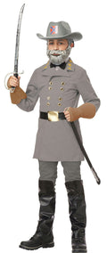 Civil War Confederate Officer General Lee Child Costume Size Medium 8-10 by HalloweenStore.com