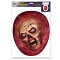 Peel 'N Place Bloody Zombie Head Toilet Topper Joke Gag by HalloweenStore.com