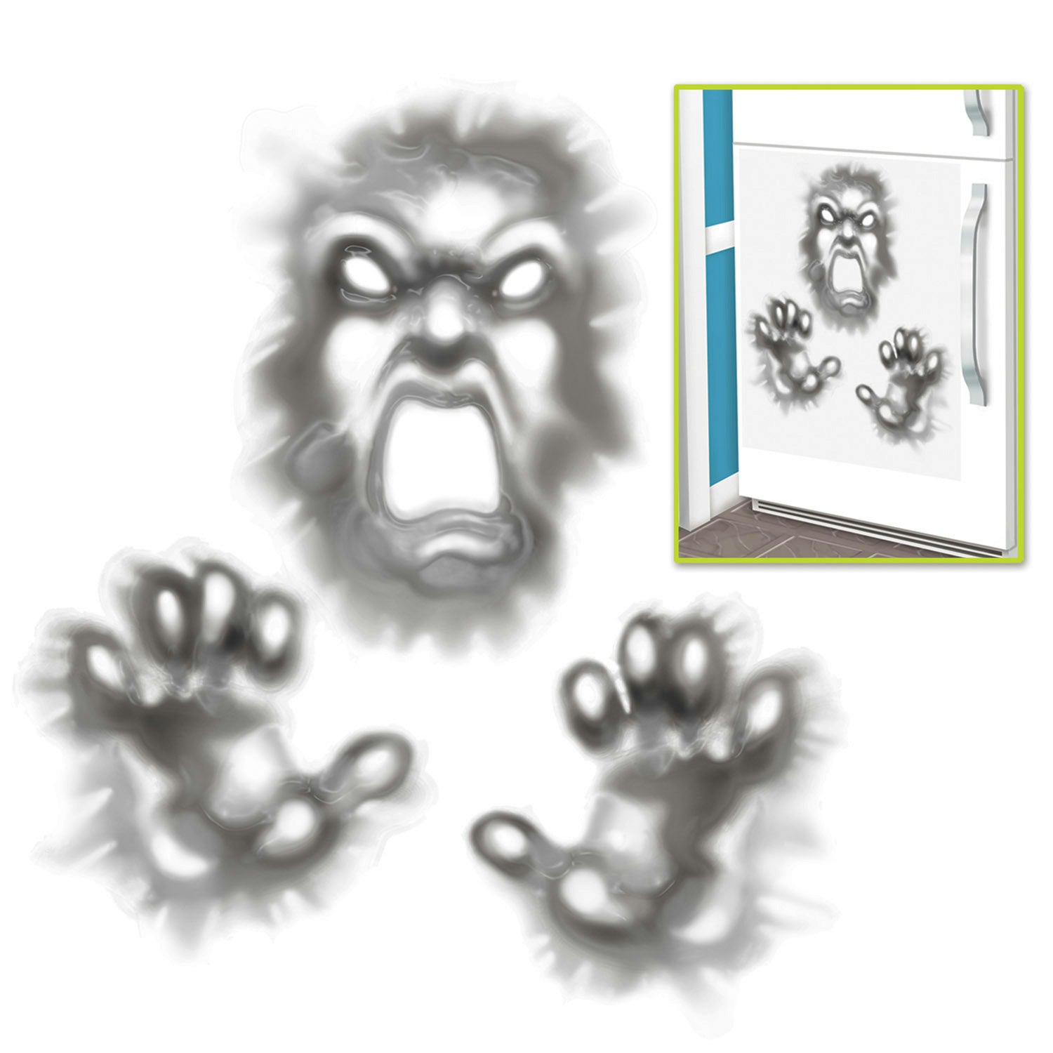 Demon Refrigerator Halloween Scary Door Cover by HalloweenStore.com