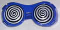 Blue X-Ray Hypnotizing Sunglasses with Swirl Lens by HalloweenStore.com