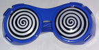 Blue X-Ray Hypnotizing Sunglasses with Swirl Lens by HalloweenStore.com