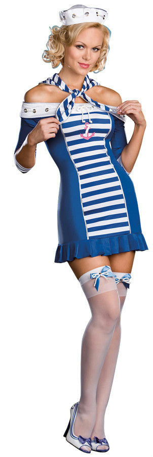 Dreamgirl Women's Ship Shape Sailor Sweetie Sexy Adult Costume Size Small 2-6 by HalloweenStore.com