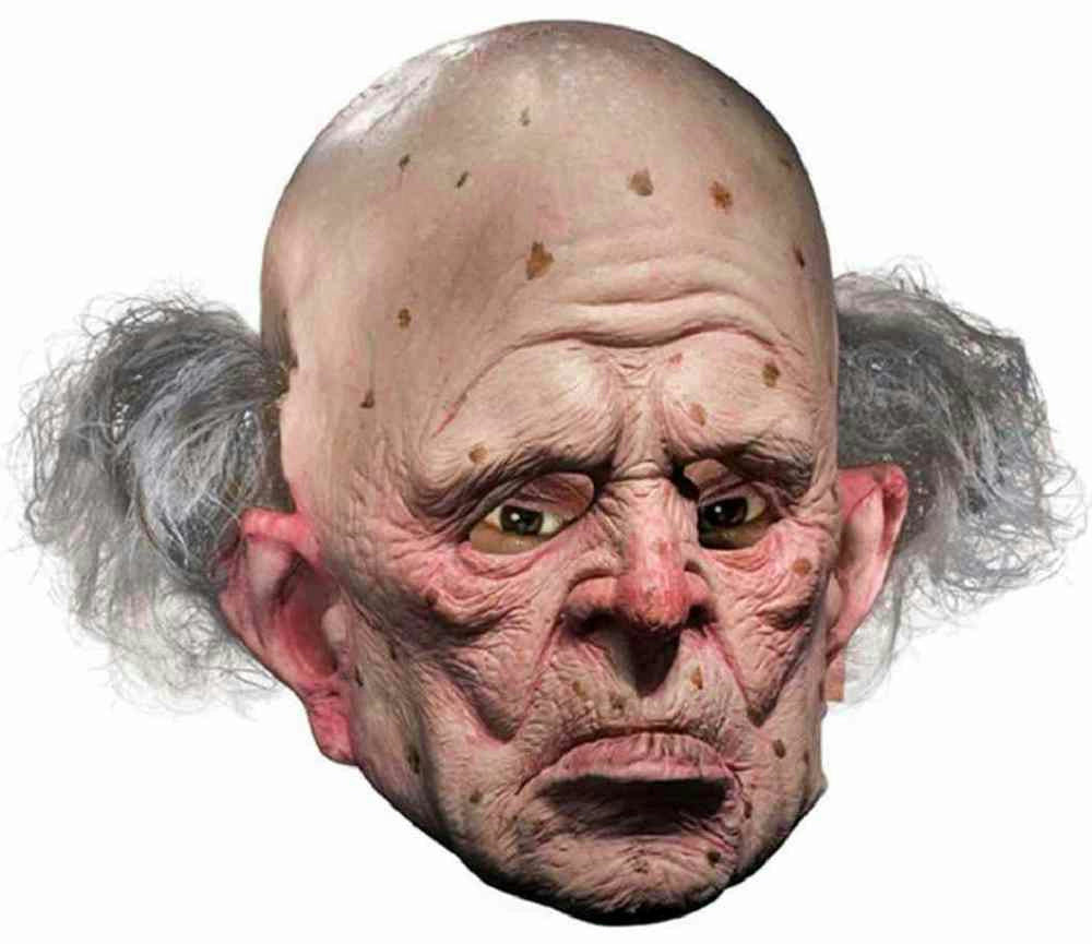 Male Old Man Grandpa Grandpapa Latex Pappy Mask by HalloweenStore.com