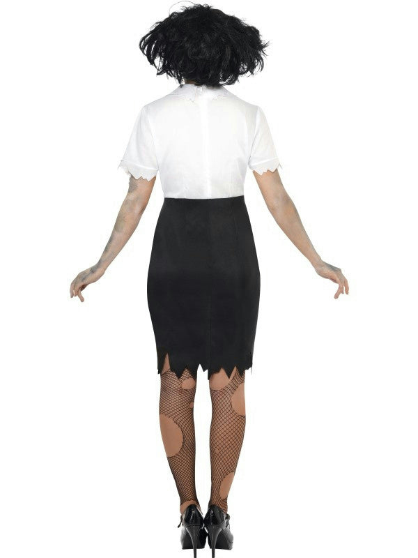 Smiffys Women's Zombie Secretary Worked To Death Costume Size XS 2-4 by HalloweenStore.com