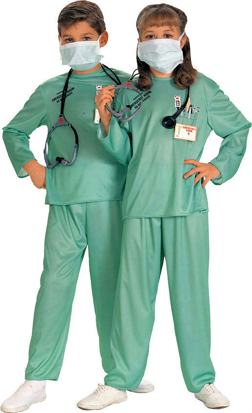 Rubie's E.R. Doctor Child Costume Size Small 4-6 by HalloweenStore.com