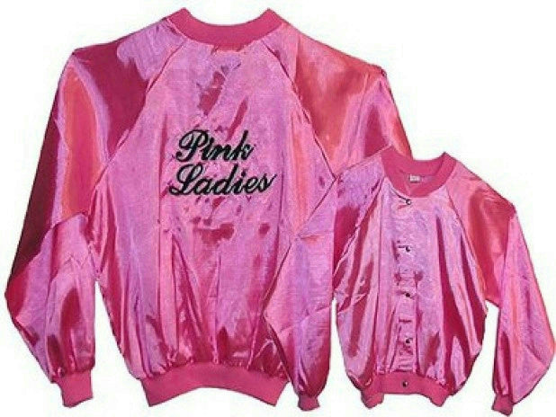 Deluxe Quality Pink Lady Costume Jacket Grease Pink Ladies Size XS by HalloweenStore.com