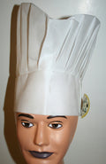 White Oversized Fabric Chef Hat by HalloweenStore.com