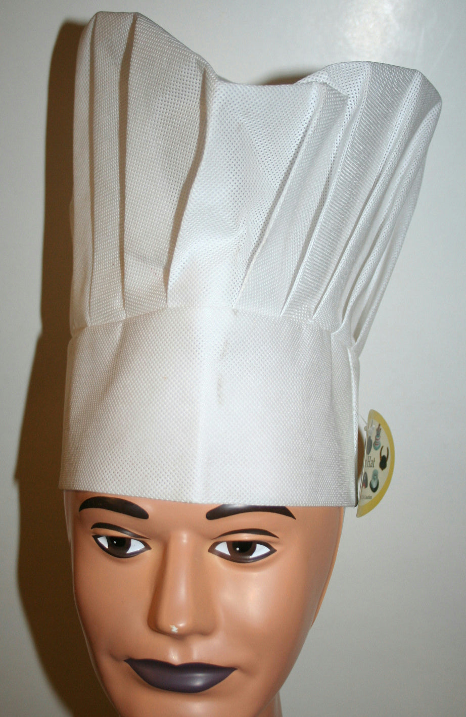White Oversized Fabric Chef Hat by HalloweenStore.com