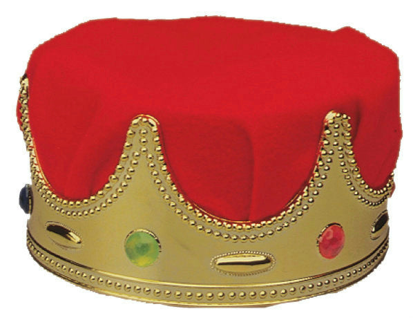 Jacobson Red Turban Child King Crown Costume Hat by HalloweenStore.com