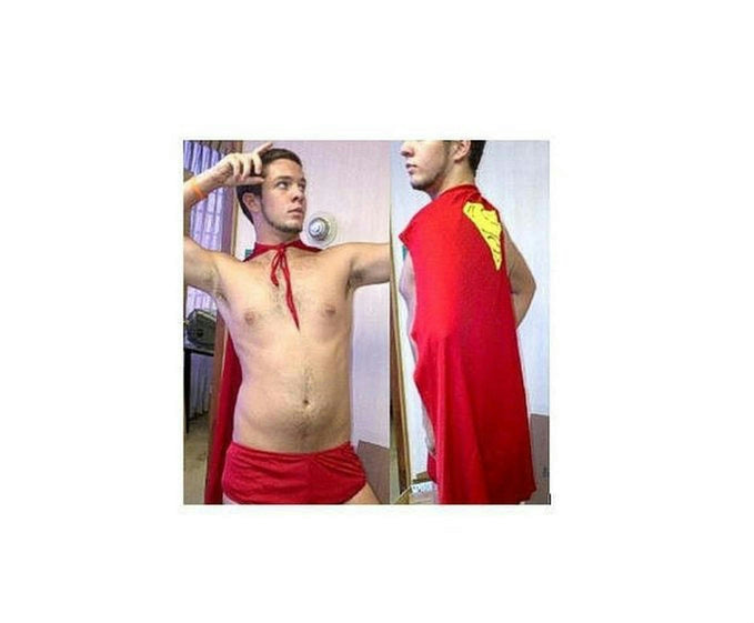 Rubie's Superman Cape and Brief Undies Set Child or Adult Costume Accessory Kit by HalloweenStore.com