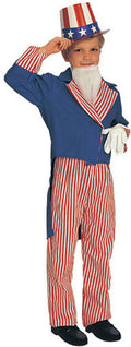 Rubie's Boy's Deluxe Uncle Sam Patriotic July 4th Child Costume Size Large 12-14 by HalloweenStore.com