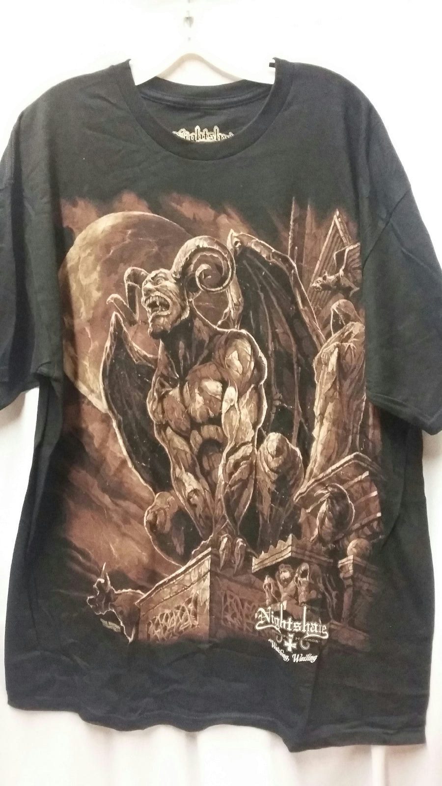 Nightshade Black Series Beautiful Horror Watching, Waiting T-Shirt Sz XL by HalloweenStore.com